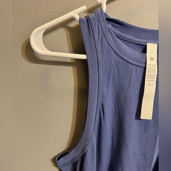 NWOT Lululemon Long Cotton Crewneck Tank - Picture 7 of 8